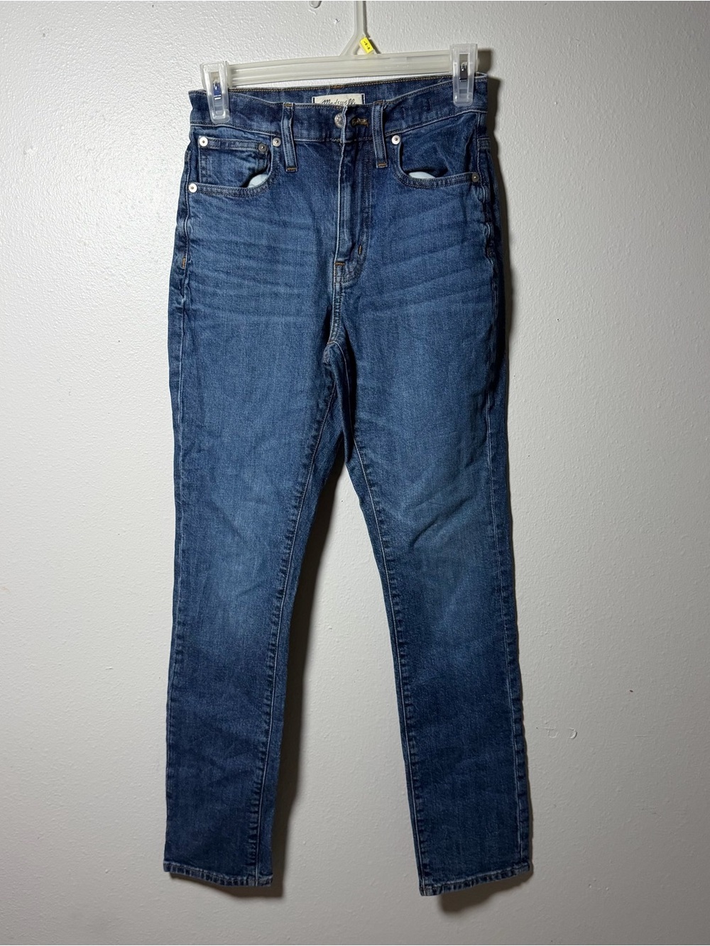 Madewell Women Denim Classic The High-Rise Slim Boyjean Blue Jeans size 24